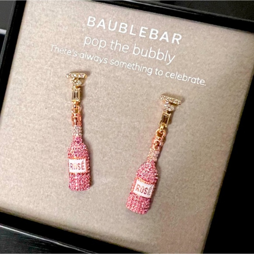 Baublebar “Pop The Bubbly” Earrings NWT
